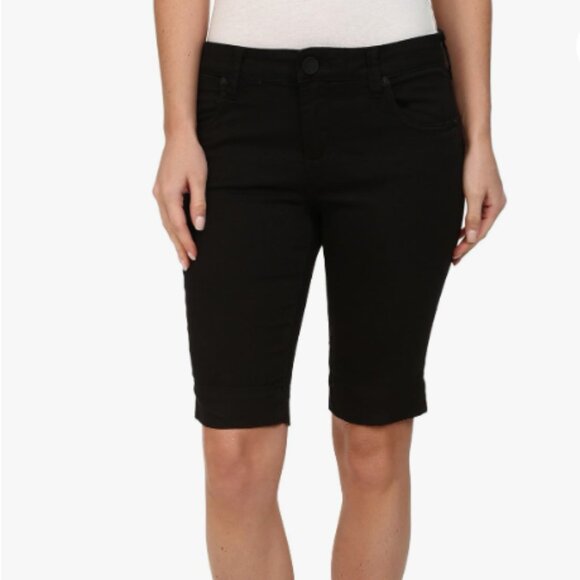 Kut from the Cloth | Natalie Black Bermuda Shorts - Picture 1 of 6